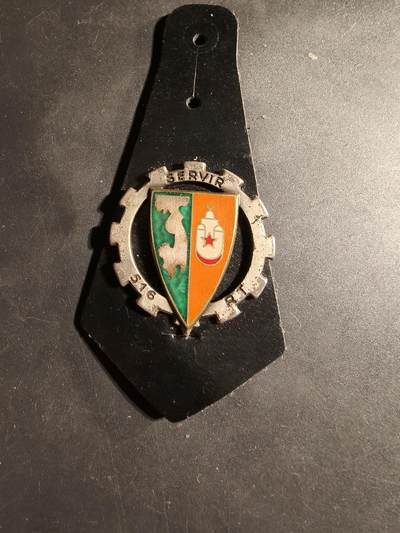老王徽章第169期 - 法国陆军第516运输团证章