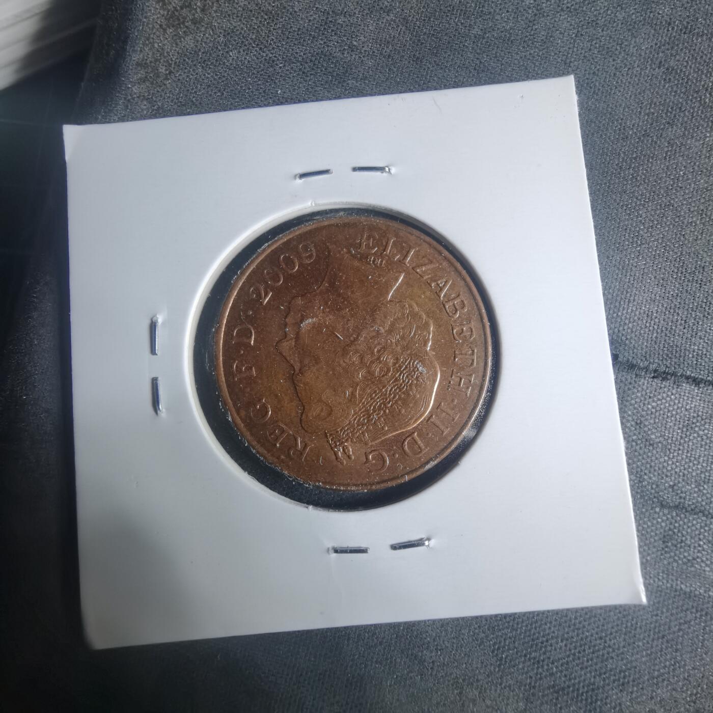 沼泽如烟--第931场 英国2009年2便士