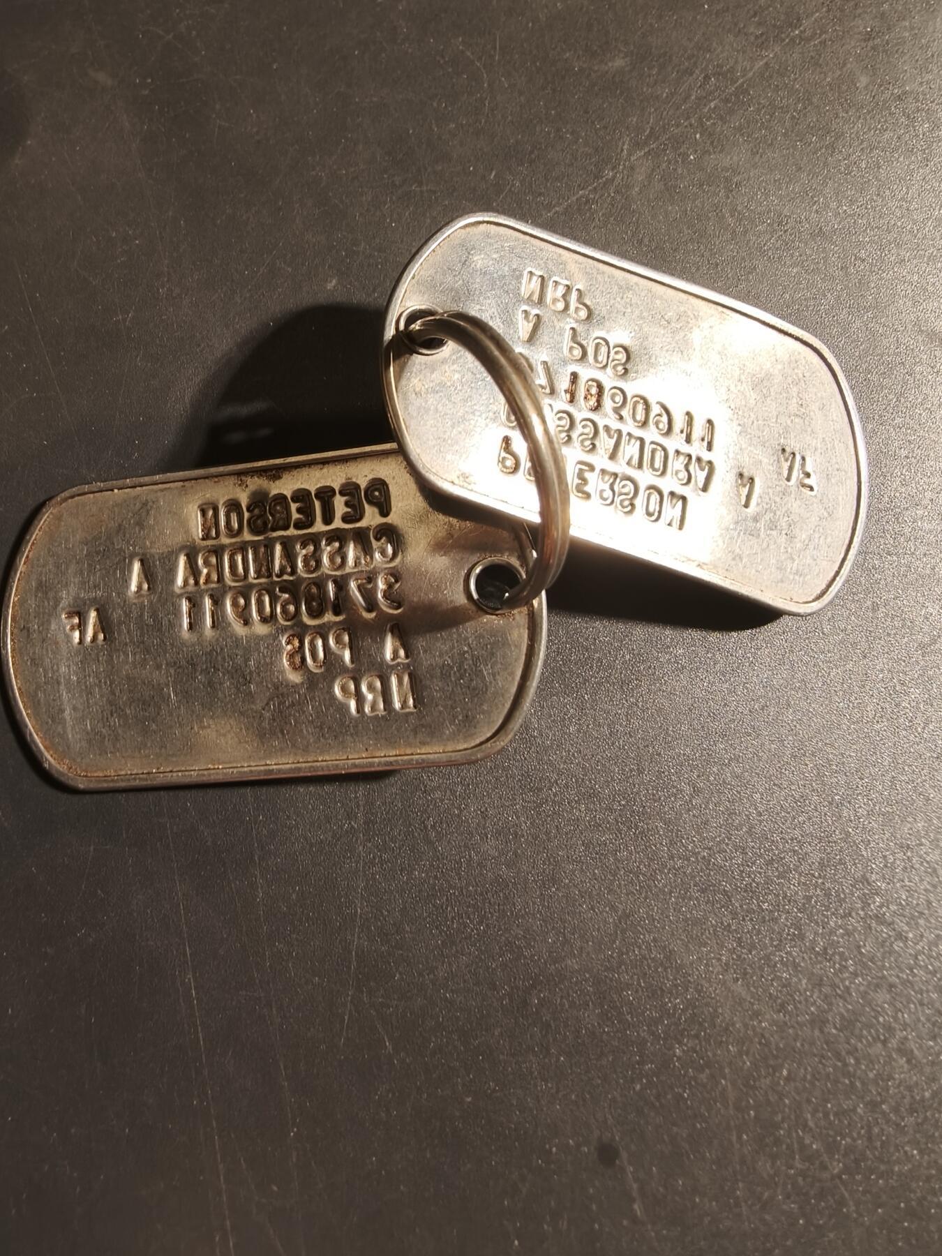 老王徽章第169期 美国空军狗牌一组