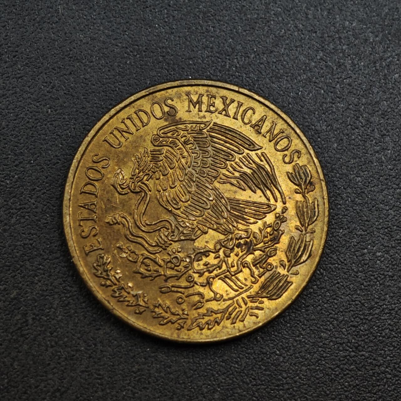 【淘币小摊】实时拍第八百二十七拍   散币场   满百包邮可预留二周 每周一统一发货   墨西哥1974年5分铜币