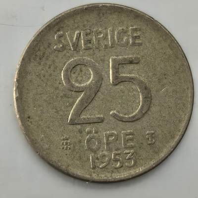 Krab外币市集Vol.26 - 1953年25欧尔银币