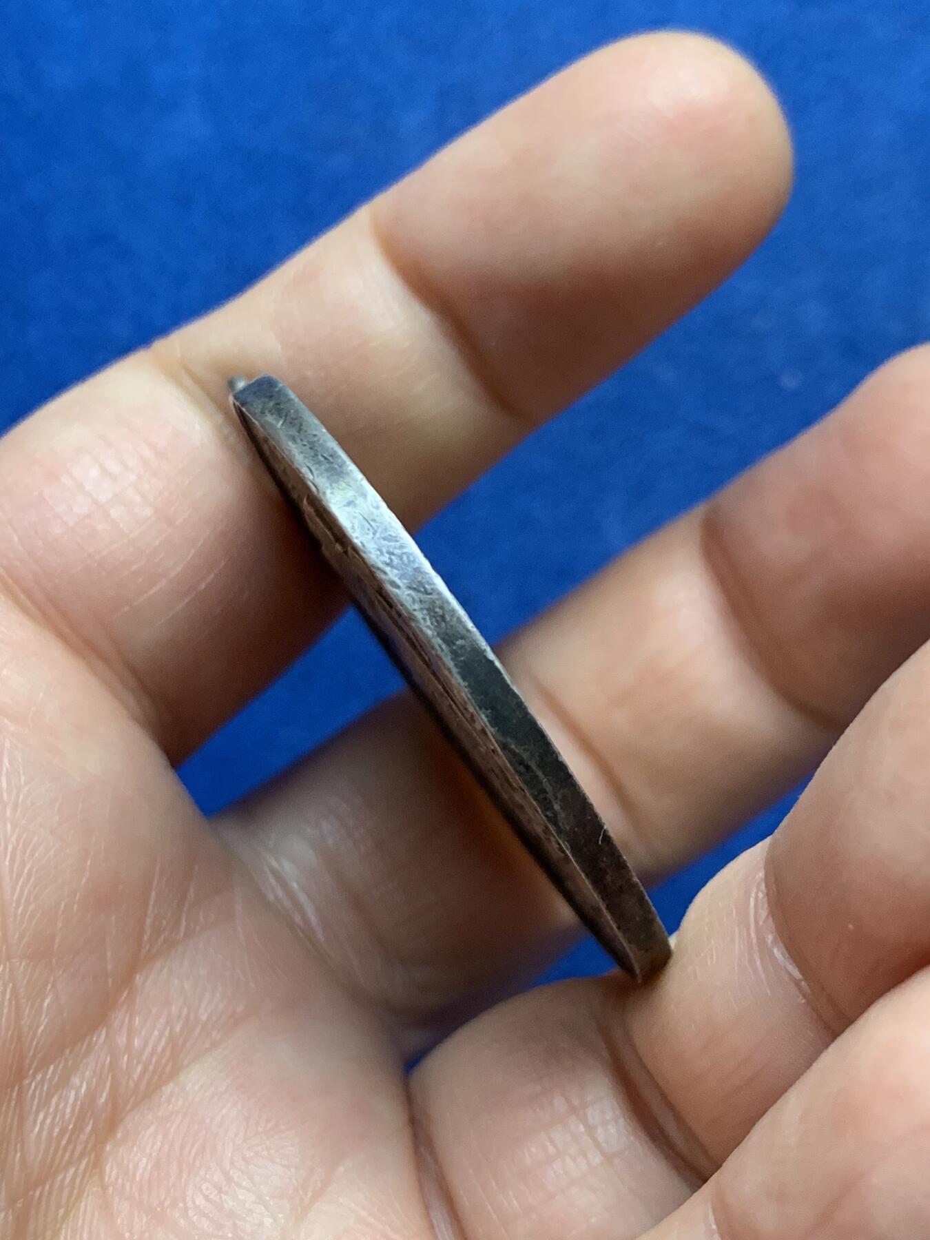 《竞宝斋》第447场 周日，周一，2场连拍 （全场包邮） 法国1894年圣艾蒂安市犬类展览会纪念银章 22.1克 40.5mm 吊环上面有野猪头银标