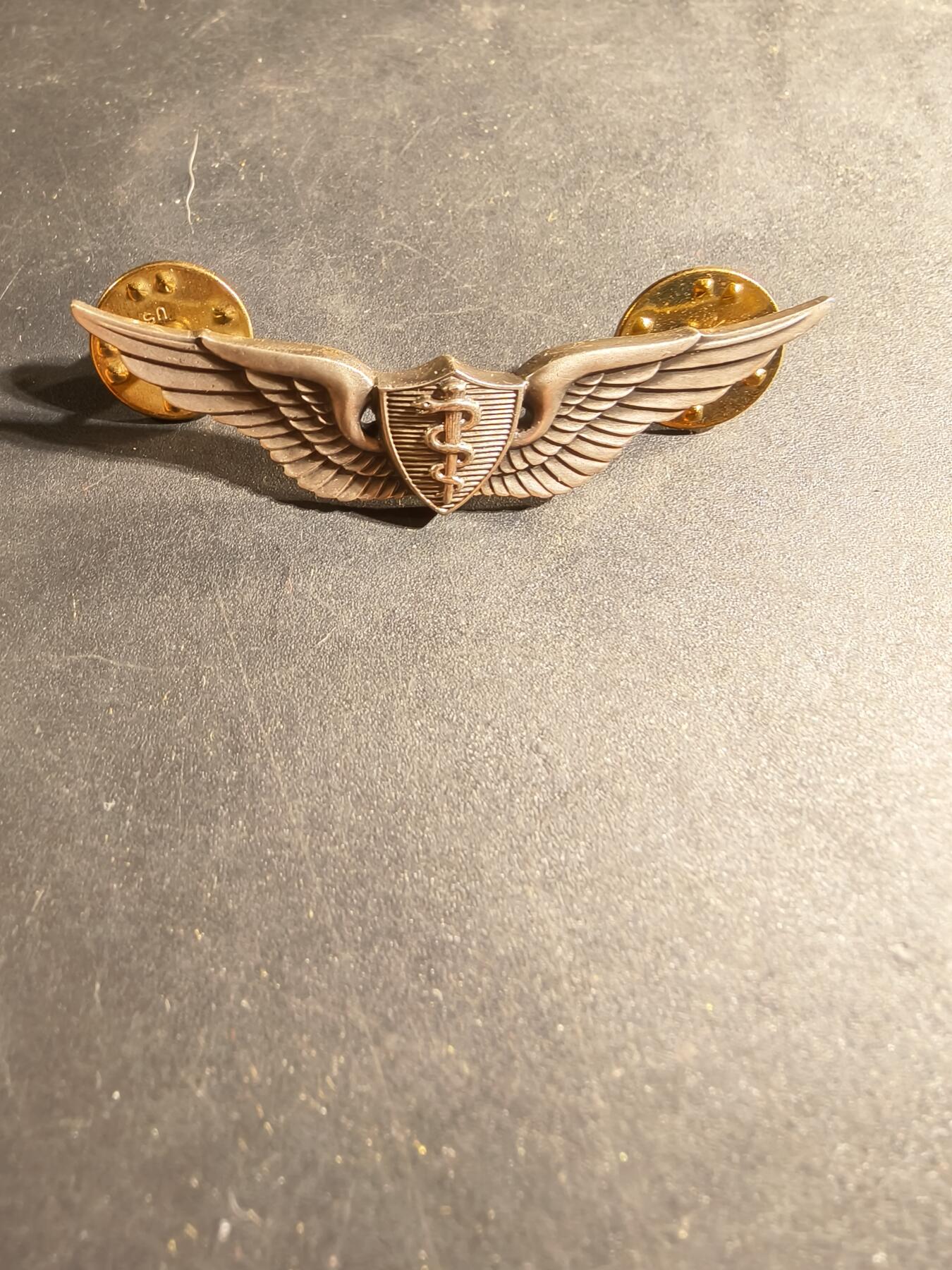 老王徽章第169期 美国空军军医技能章    925银     费城造    2英寸