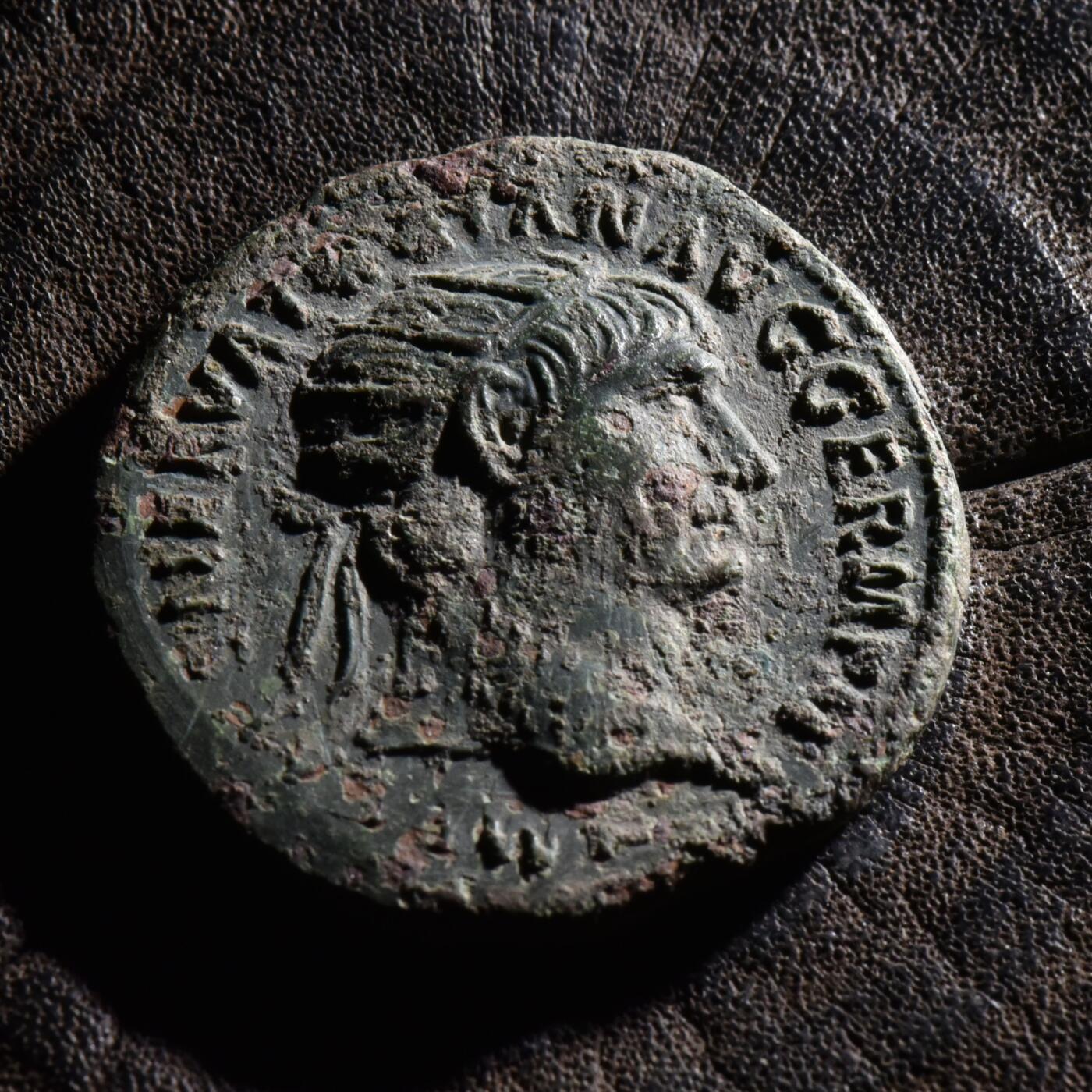 【良泉】【元旦直播场】1月1日晚19.30点开拍！208组西方古代钱币、日本朝鲜花钱 10.51克，公元101-102年【古罗马】五贤帝·图拉真，【罕见】都庞第（双阿斯）丰饶女神-阿邦丹提亚，大铜币