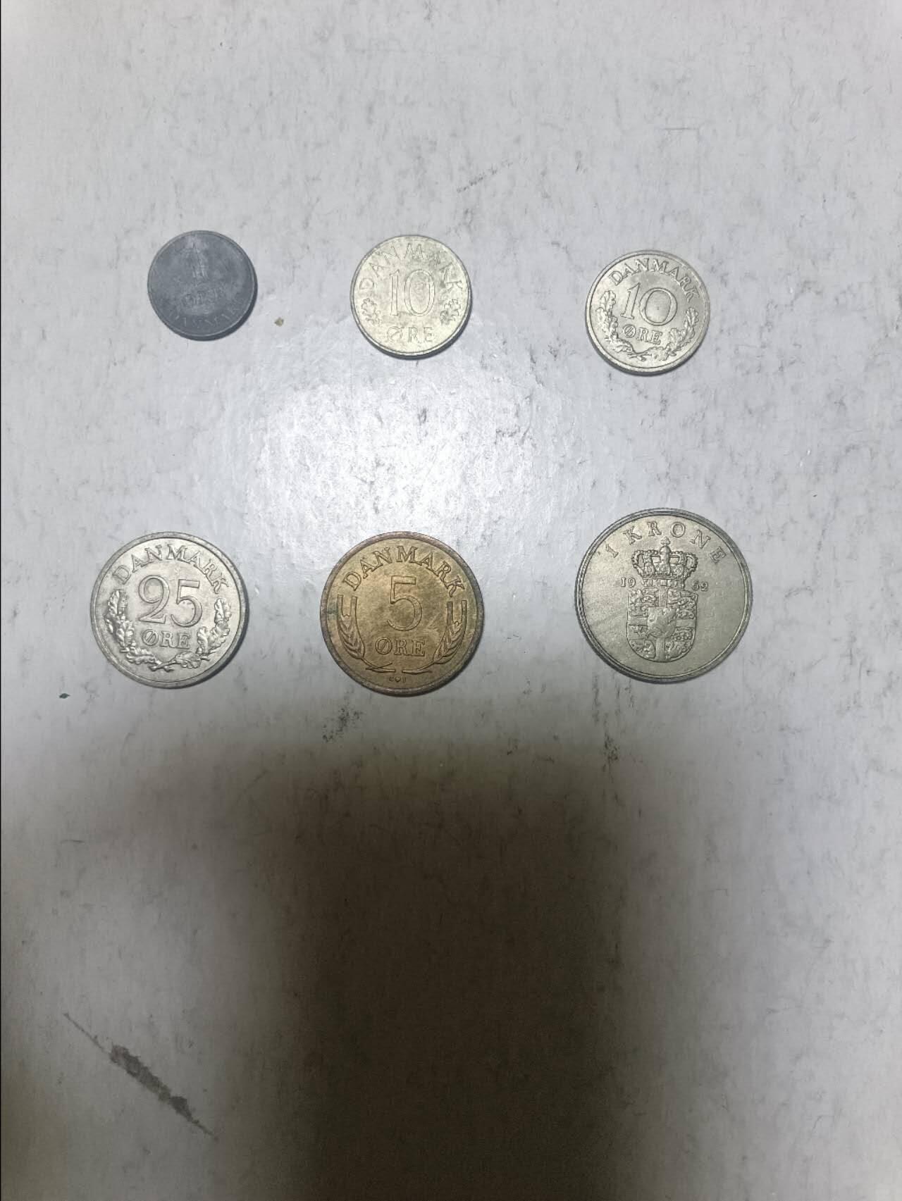 【20251216】非全新纸币和硬币第314场 欧洲国家6枚硬币不同版本