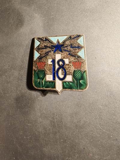 老王徽章第169期 - 法国陆军第18信号团证章