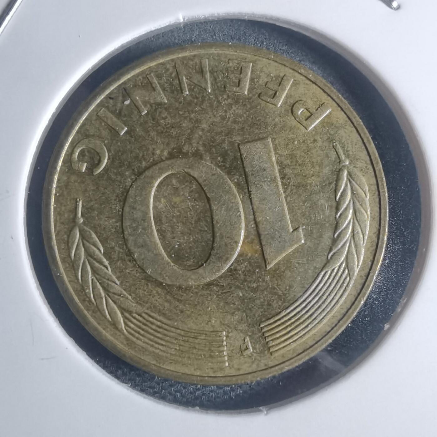 沼泽如烟--第932场 德国1985年10芬尼