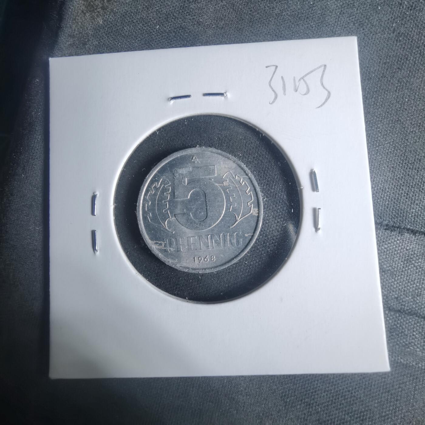 沼泽如烟--第931场 东德1968年5芬尼