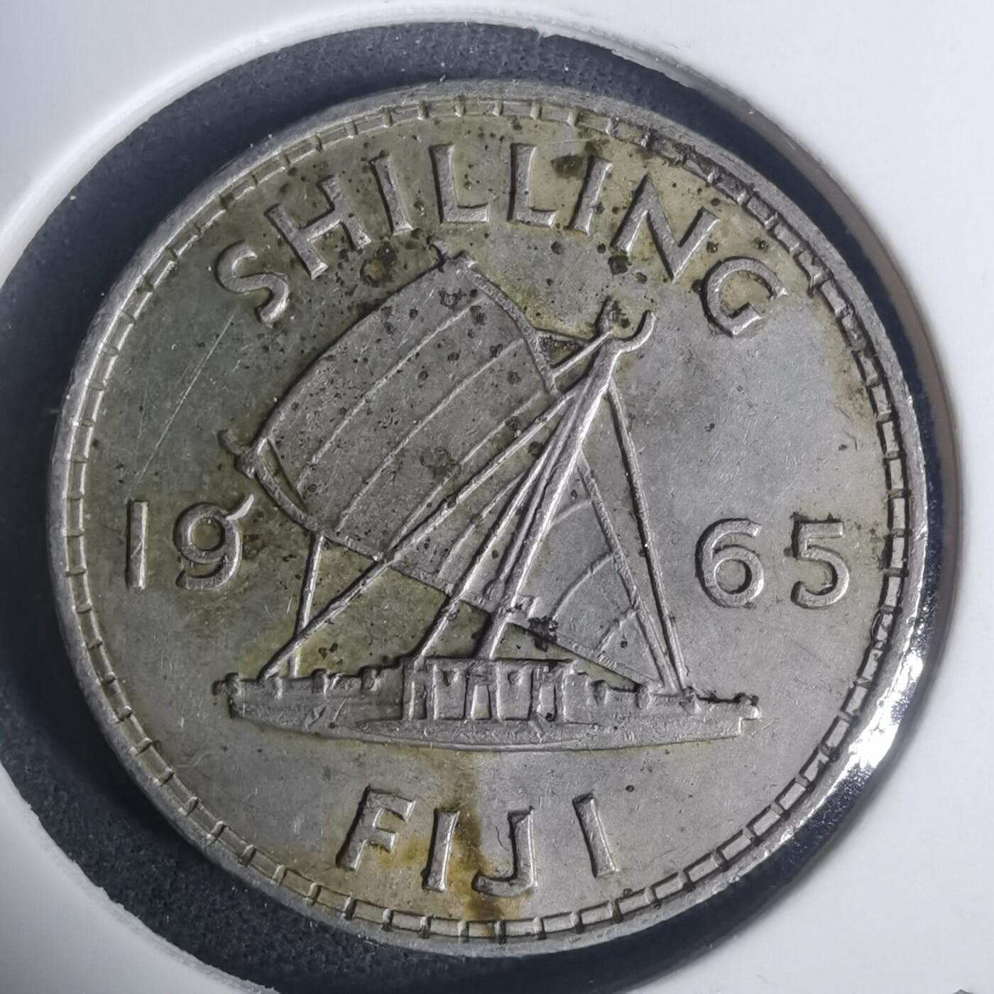 沼泽如烟--第932场 斐济1965年1先令