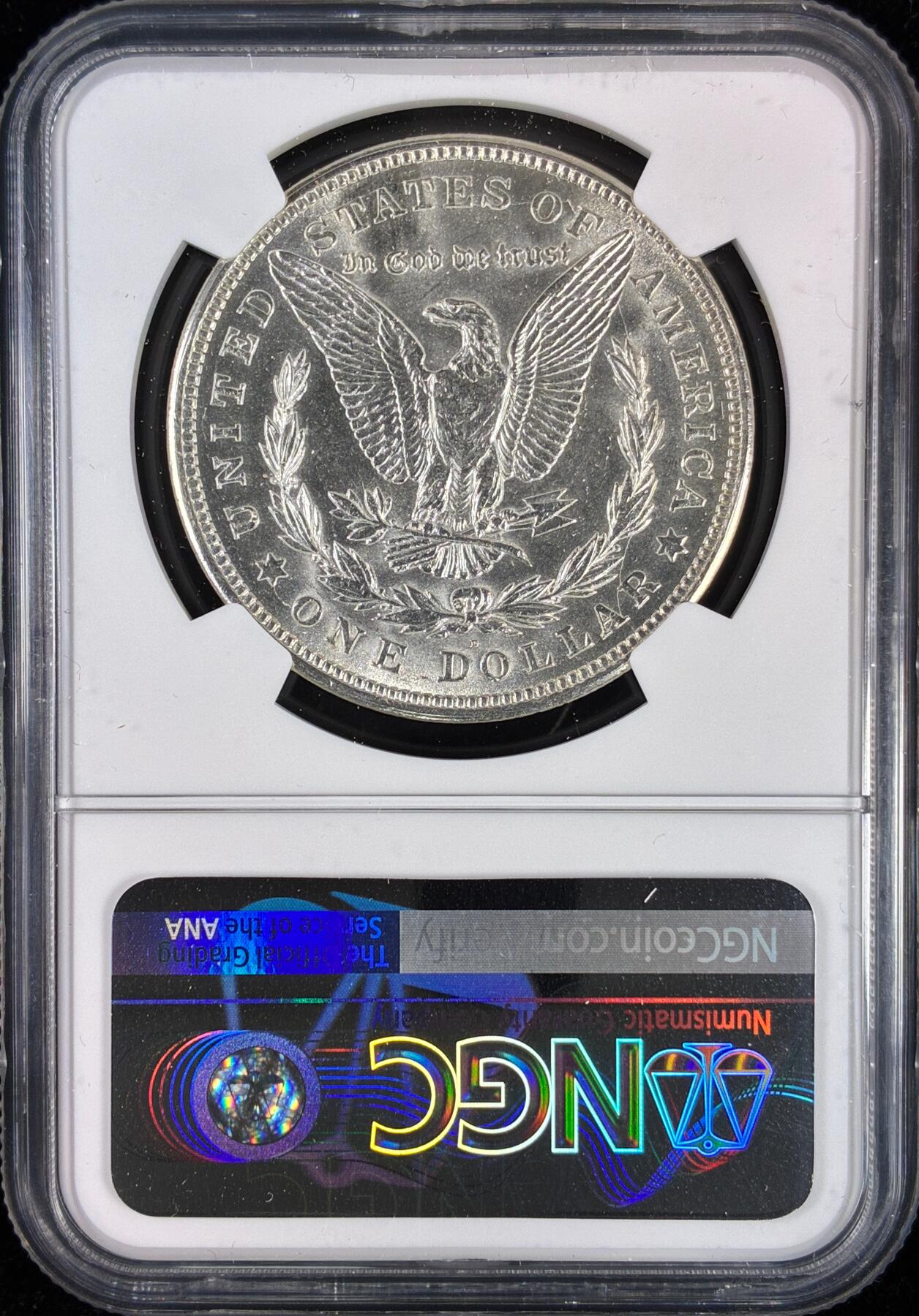 【雨安】【直播拍卖】【世界币章121期-评级币】2025-12-20 周六 19:30 保真 [评级美洲] USA 美国 1美元 (1878-1921) 摩根 1921年D  NGC-MS63