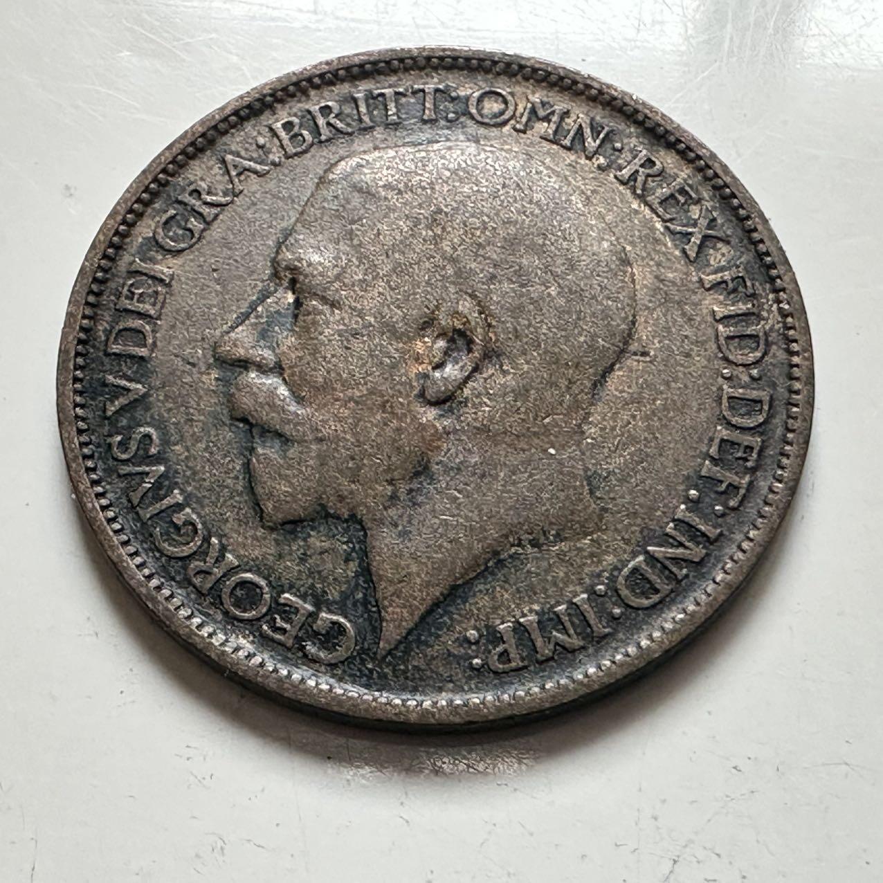 🌹外币初藏🌹🐯2025年第141场  每周二四六晚8️⃣点 接代拍 英国1915年半便士铜币