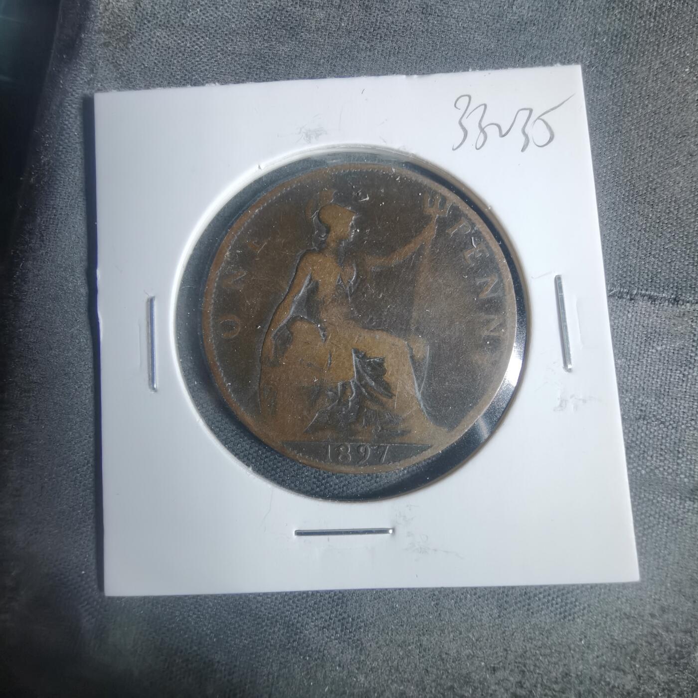 沼泽如烟--第933场 英国1897年1便士