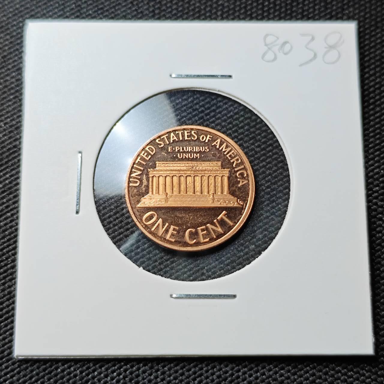 KK钱币收藏小铺 第380期  2月预留时间 周末发货  1997美国1分精制币