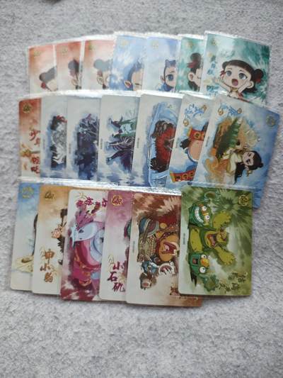 【随心含颖卡拍52期】卡游/集卡社/卡卡沃 抽卡机专场拍卖【无佣金】 - 卡游 哪吒qr卡一套 特可爱