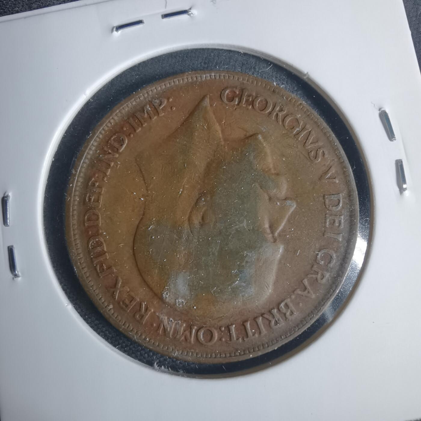 沼泽如烟--第933场 英国1919年1便士