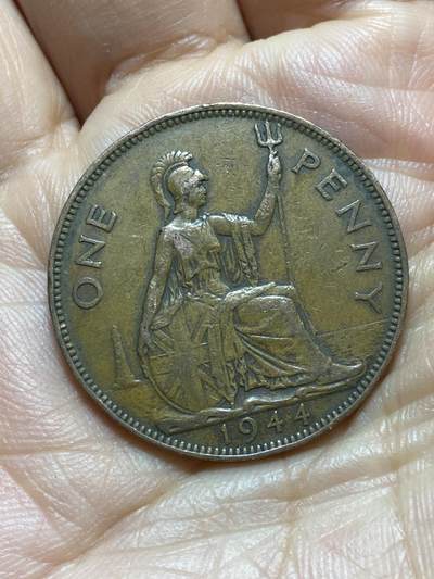 2025年第一百三十七场(总第一百六十三场）外国好品散币场(免佣金) - 英国🇬🇧1944年1便士(乔治六世第一版)