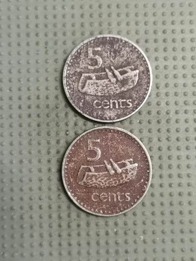 2025年第138场各国散币拍卖（总第138场） - 斐济5分2枚