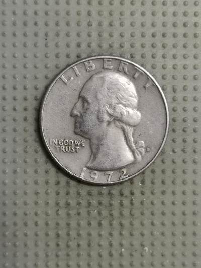 2025年第138场各国散币拍卖（总第138场） - 美国1972年25美分