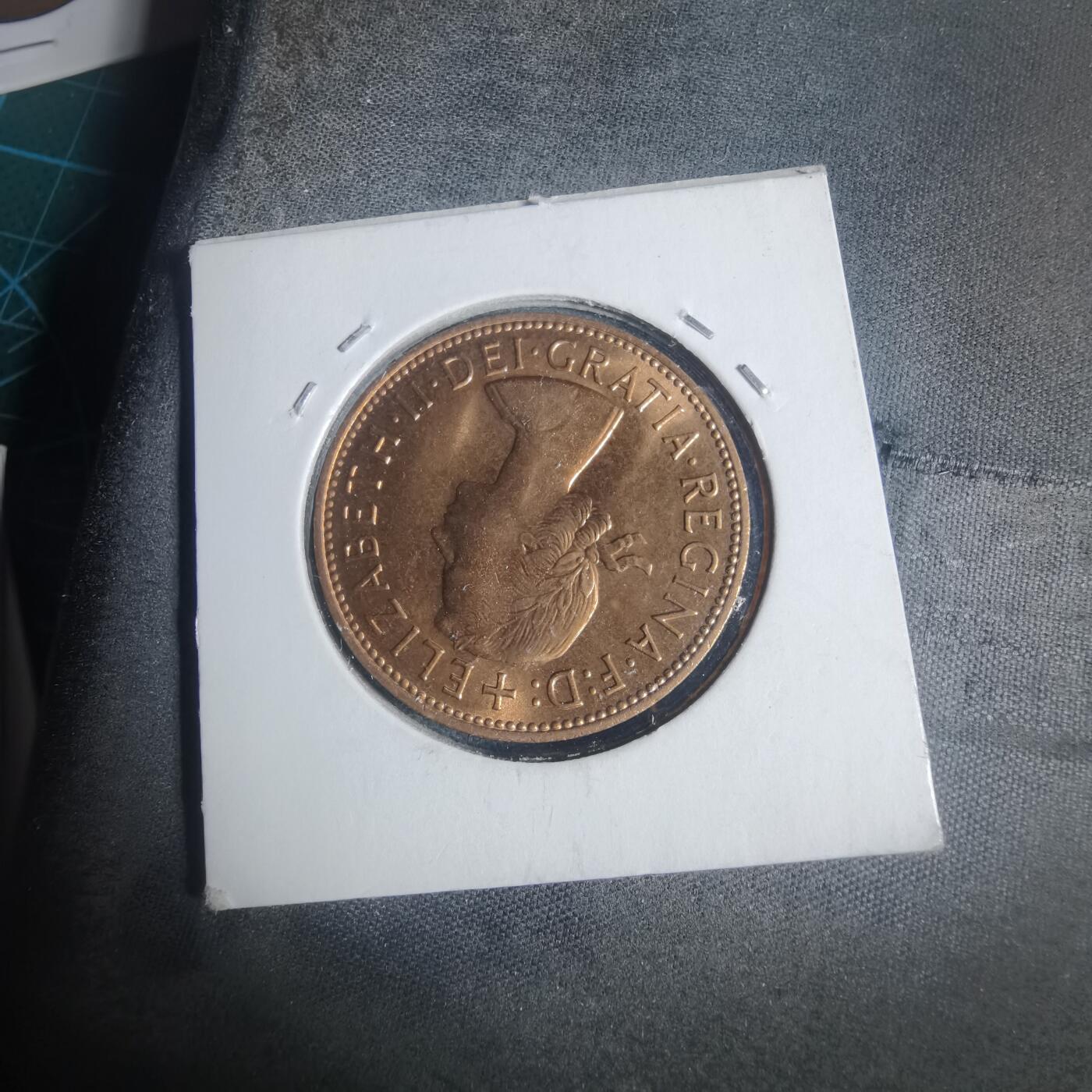 沼泽如烟--第933场 英国1967年1便士