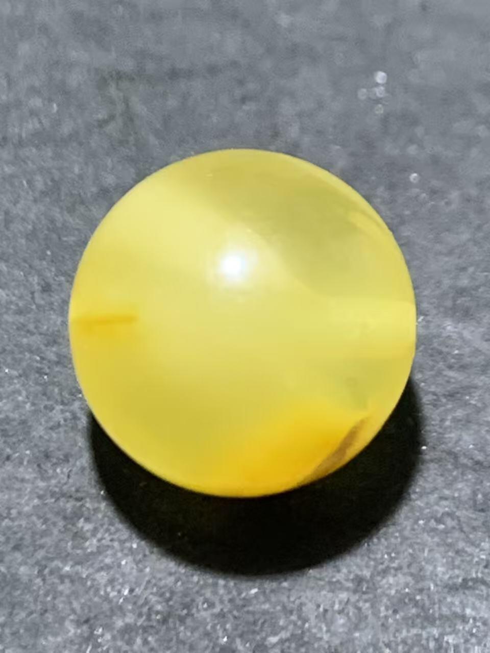 天然俄料原矿蜜蜡通货圆珠一颗