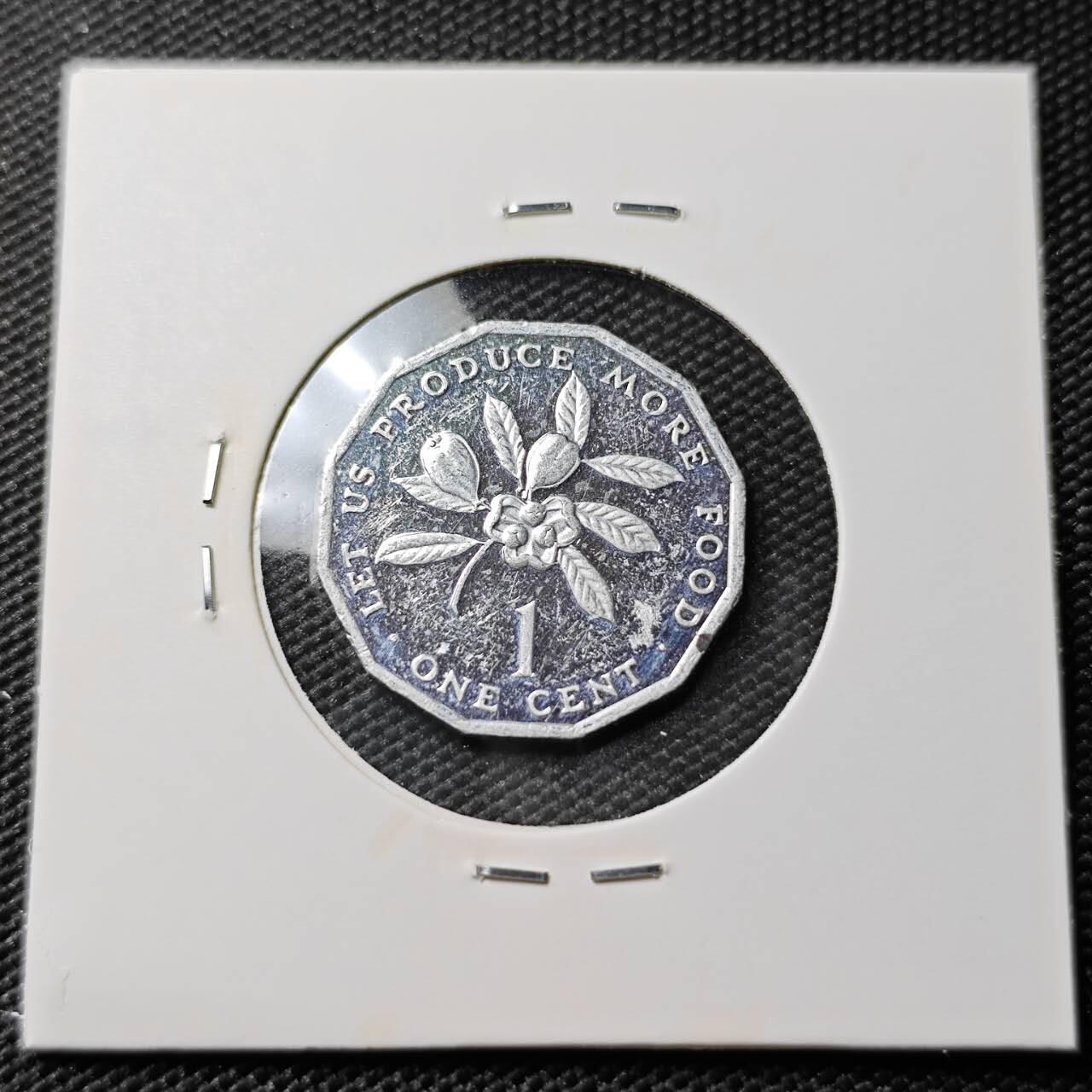 KK钱币收藏小铺 第380期  2月预留时间 周末发货  1981牙买加1分精制币