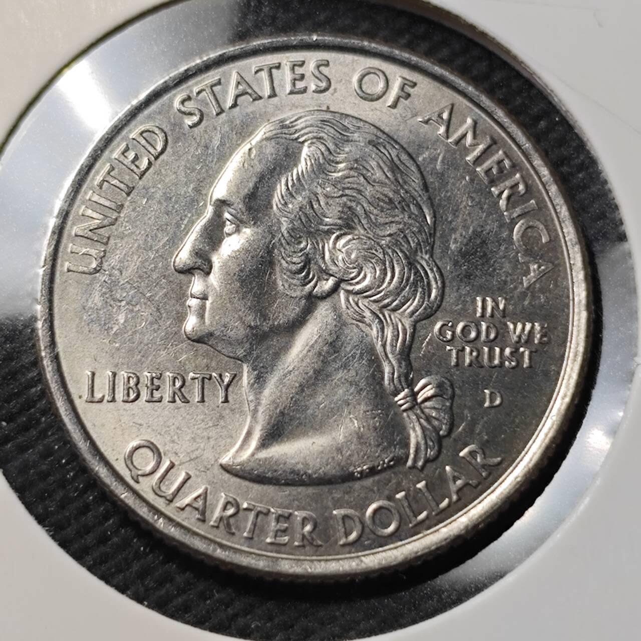 KK钱币收藏小铺 第379期  2月预留时间 周末发货  美国25分纪念币