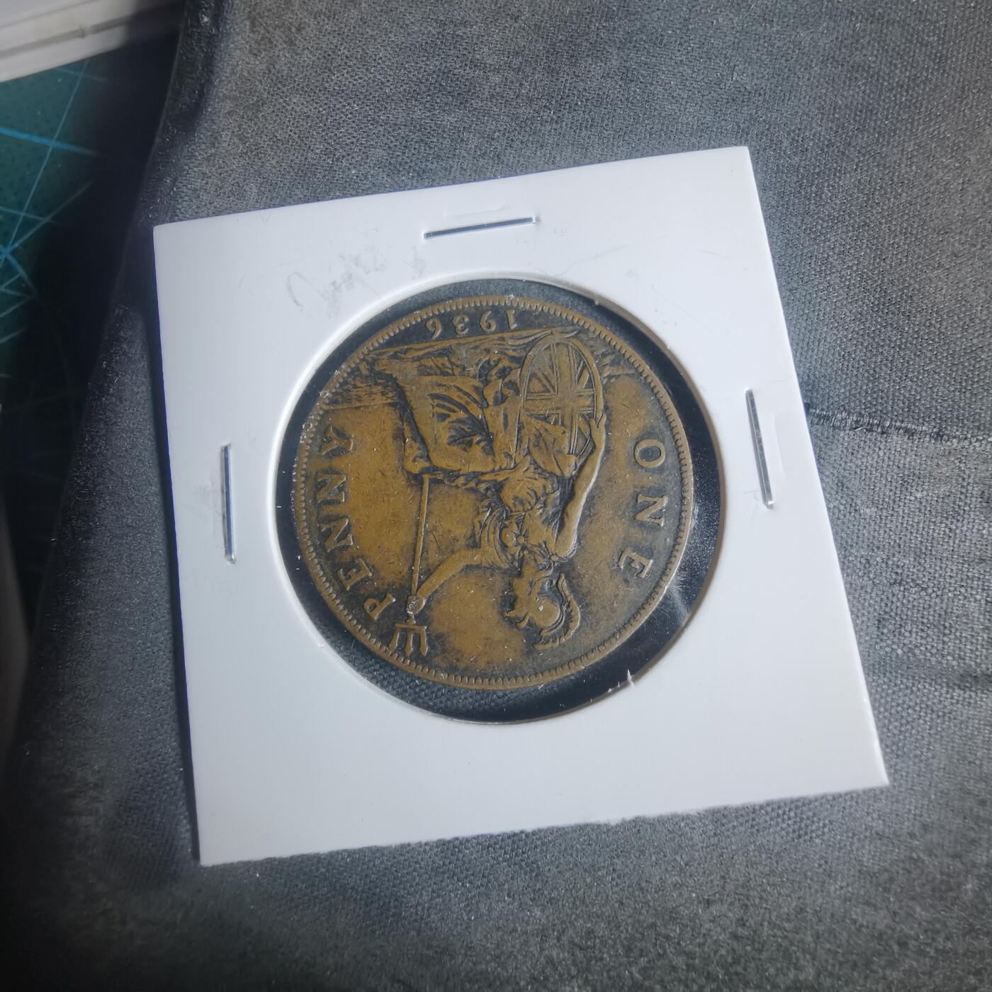 沼泽如烟--第933场 英国1936年1便士