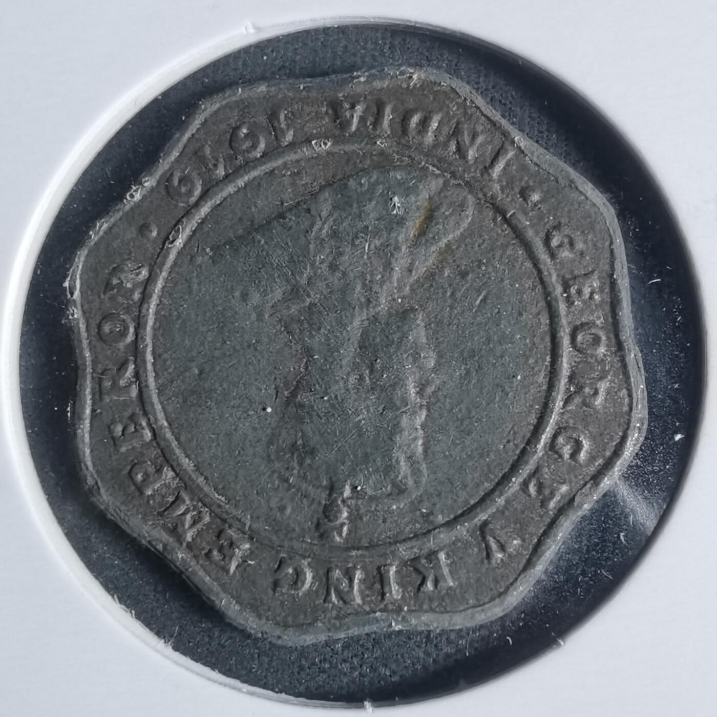 沼泽如烟--第933场 英属印度1919年4安娜