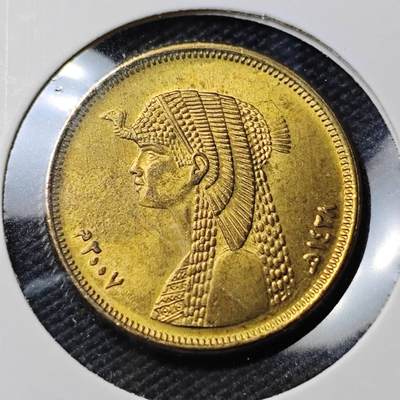 KK钱币收藏小铺 第379期  2月预留时间 周末发货 -  埃及50皮艳后