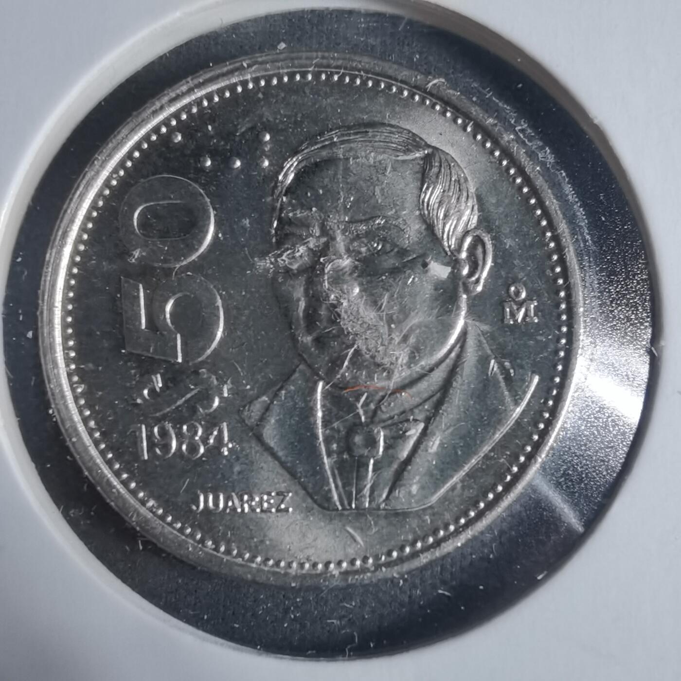 沼泽如烟--第933场 墨西哥1984年50比索