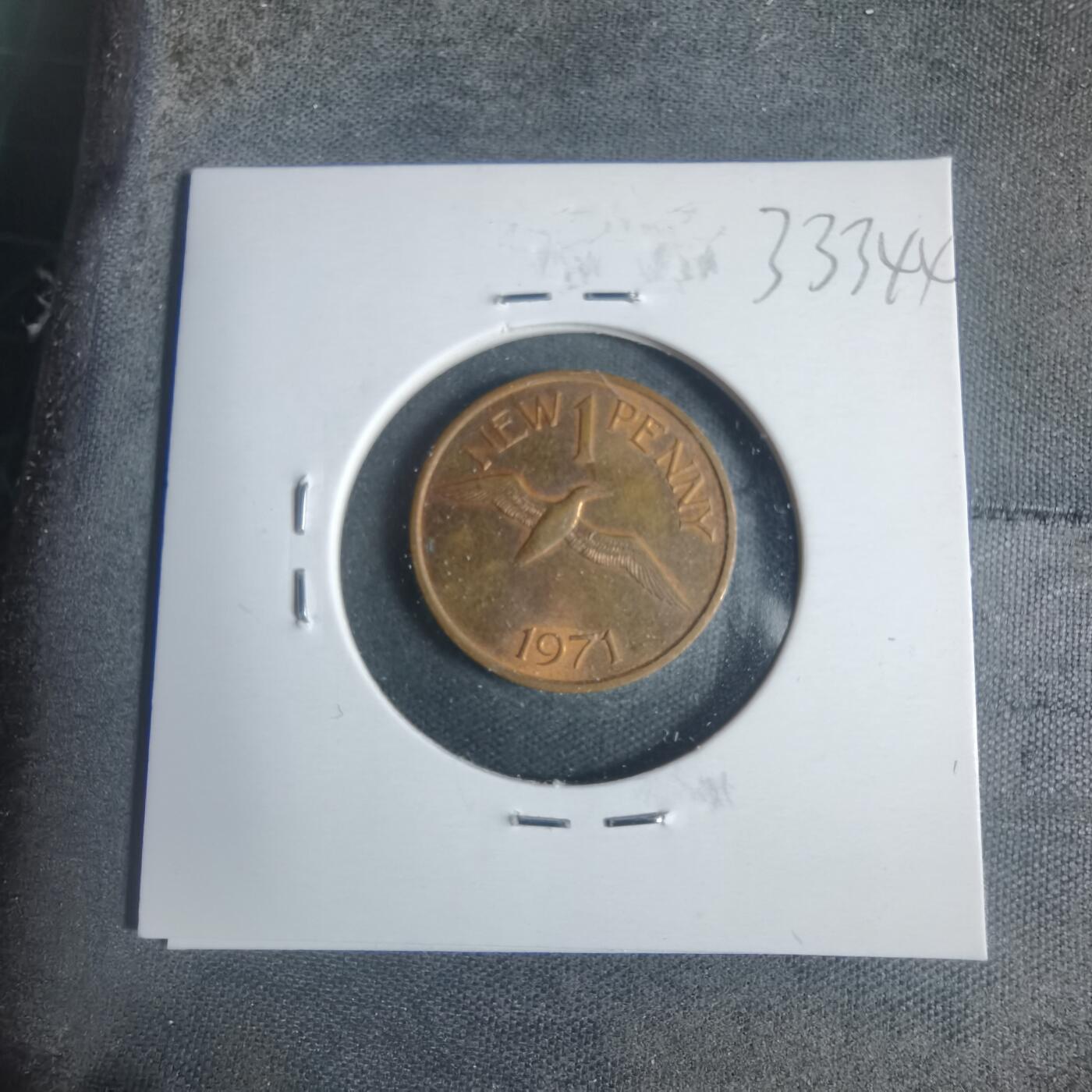 沼泽如烟--第933场 根西1971年1便士