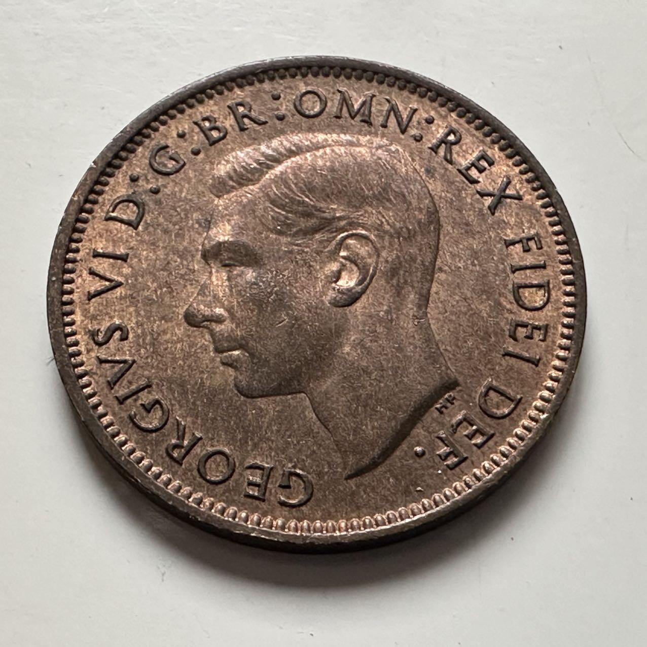 🌹外币初藏🌹🐯2025年第141场  每周二四六晚8️⃣点 接代拍 英国1949年一法新