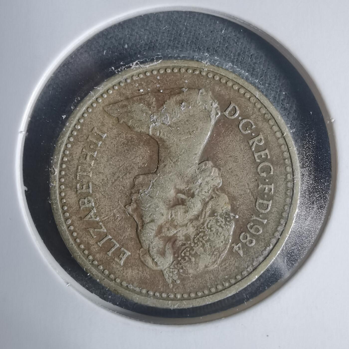 沼泽如烟--第933场 英国1984年一元