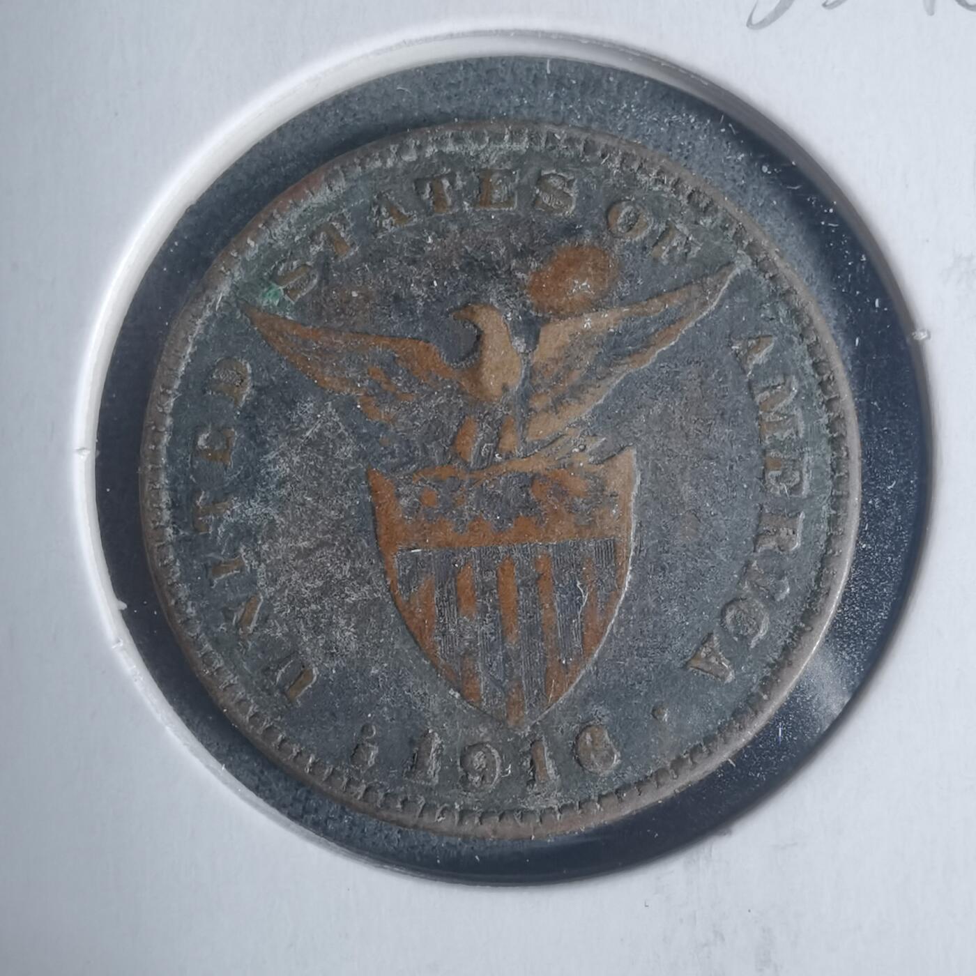 沼泽如烟--第933场 菲律宾1916年一分