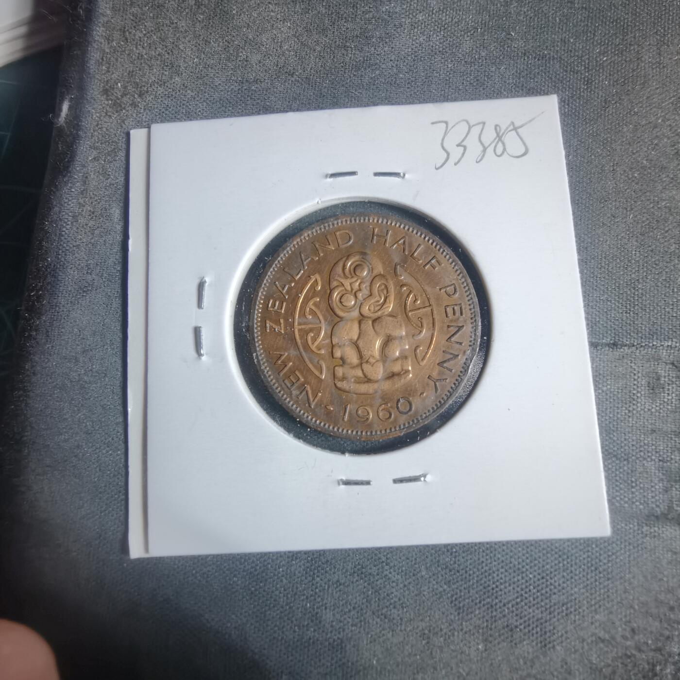 沼泽如烟--第933场 新西兰1960年半便士