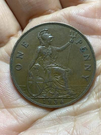 2025年第一百三十七场(总第一百六十三场）外国好品散币场(免佣金) - 英国🇬🇧1936年1便士(乔治五世逝世年，第三版关门年)