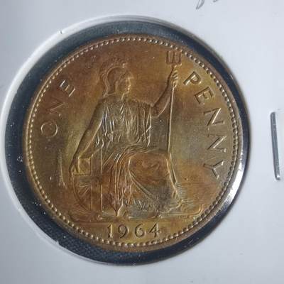 沼泽如烟--第933场 - 英国1964年1便士