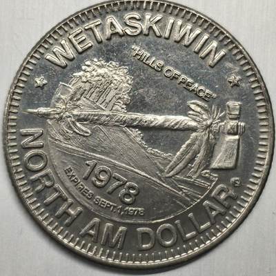 Krab外币市集Vol.26 - 加拿大1978年1加元地方币