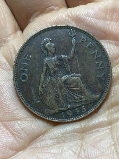 2025年第一百三十七场(总第一百六十三场）外国好品散币场(免佣金) - 英国🇬🇧1945年1便士(乔治六世第一版)