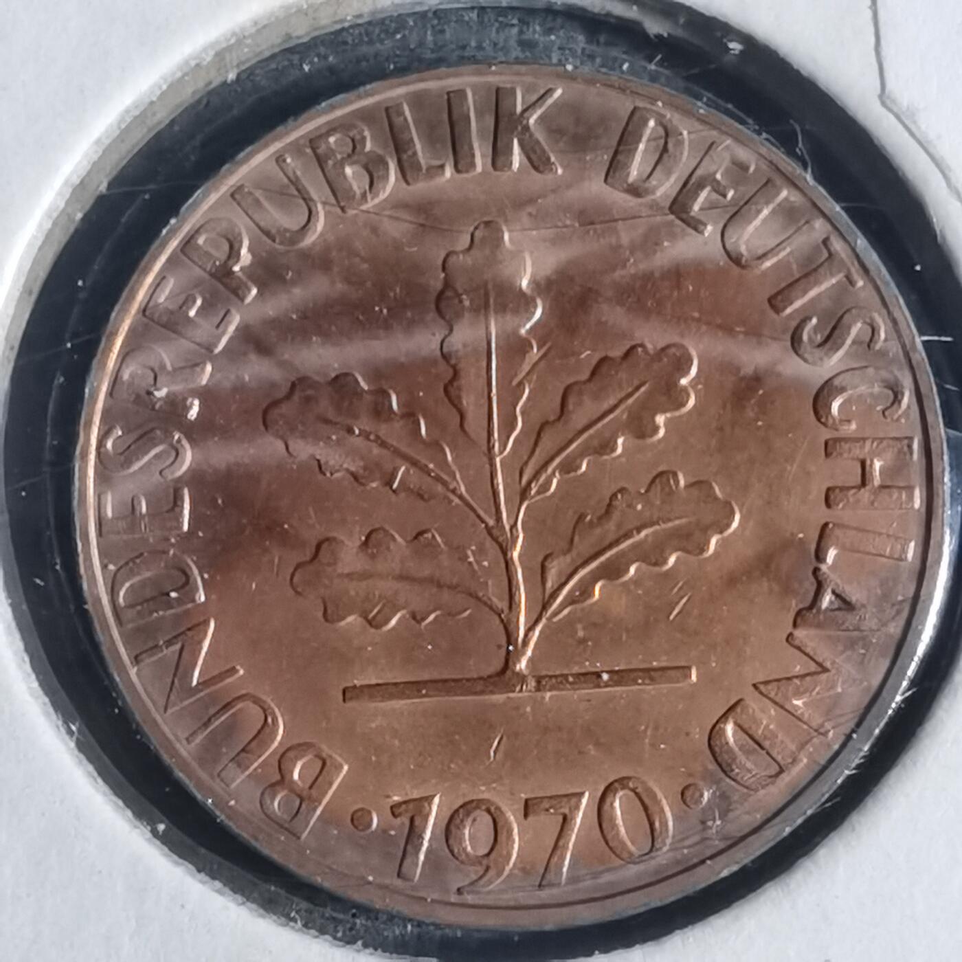 沼泽如烟--第933场 德国1970年1芬尼