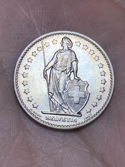 2025年第一百三十六场(总第一百六十二场）外国好品纸夹散币场(免佣金) - 瑞士🇨🇭1978年1法郎(第四版，无标版)