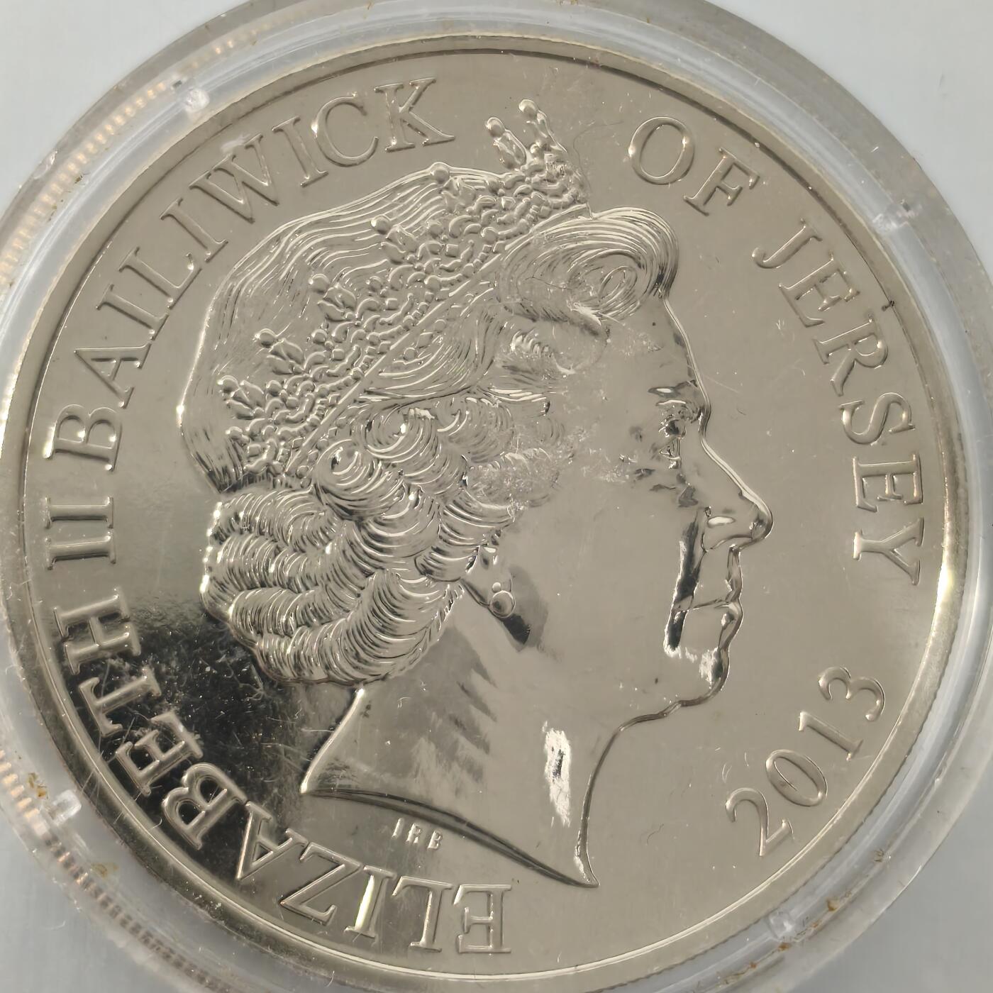 Krab外币市集Vol.26 泽西岛2013年5镑-一战纪念