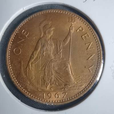 沼泽如烟--第933场 - 英国1967年1便士