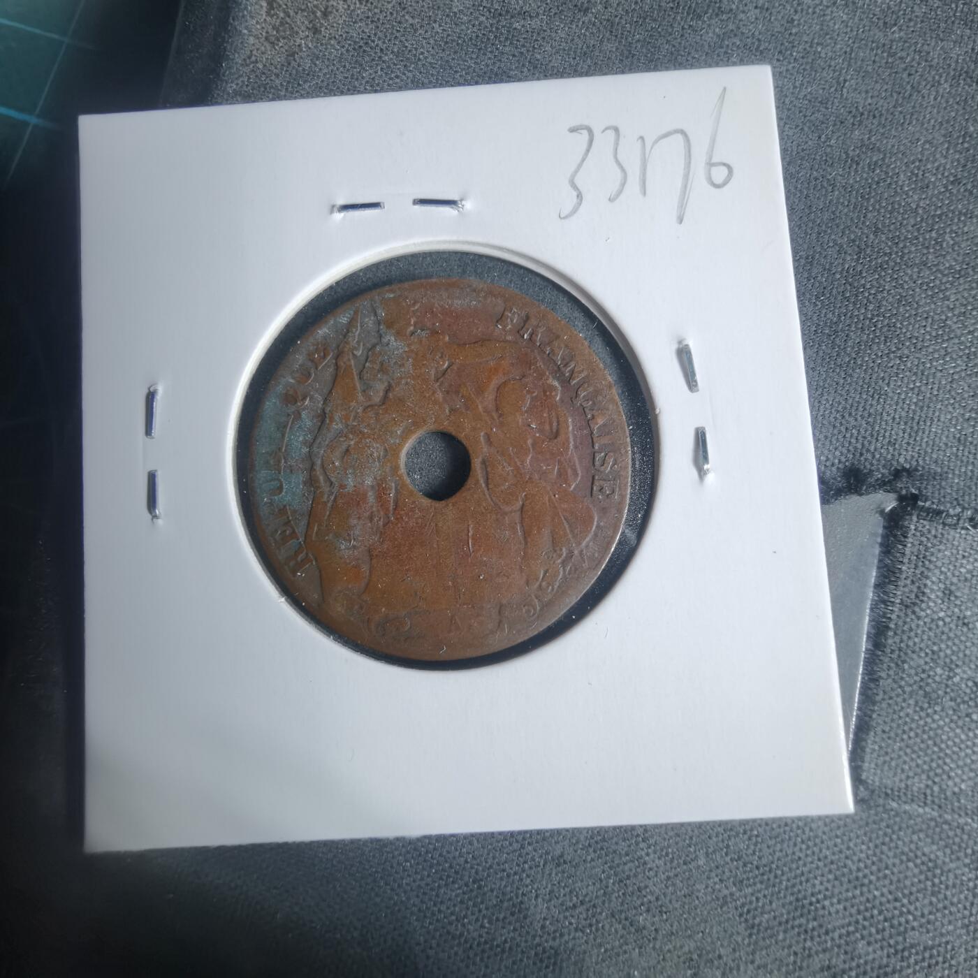 沼泽如烟--第933场 法属印度支那1921年一分