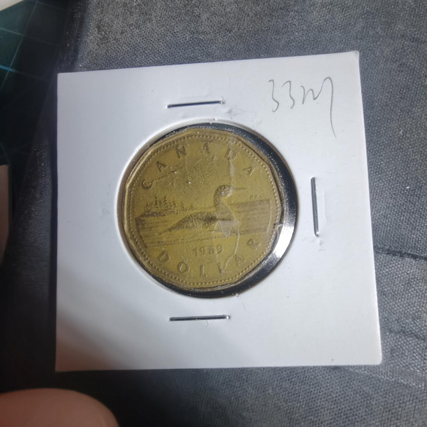 沼泽如烟--第933场 加拿大1989年一元