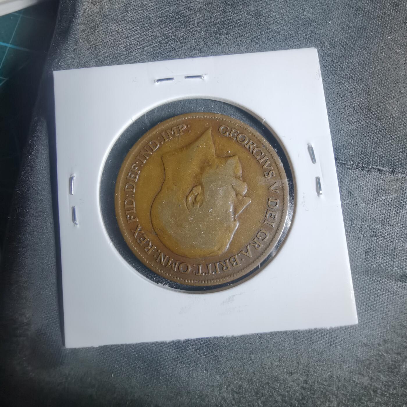 沼泽如烟--第933场 英国1921年1便士