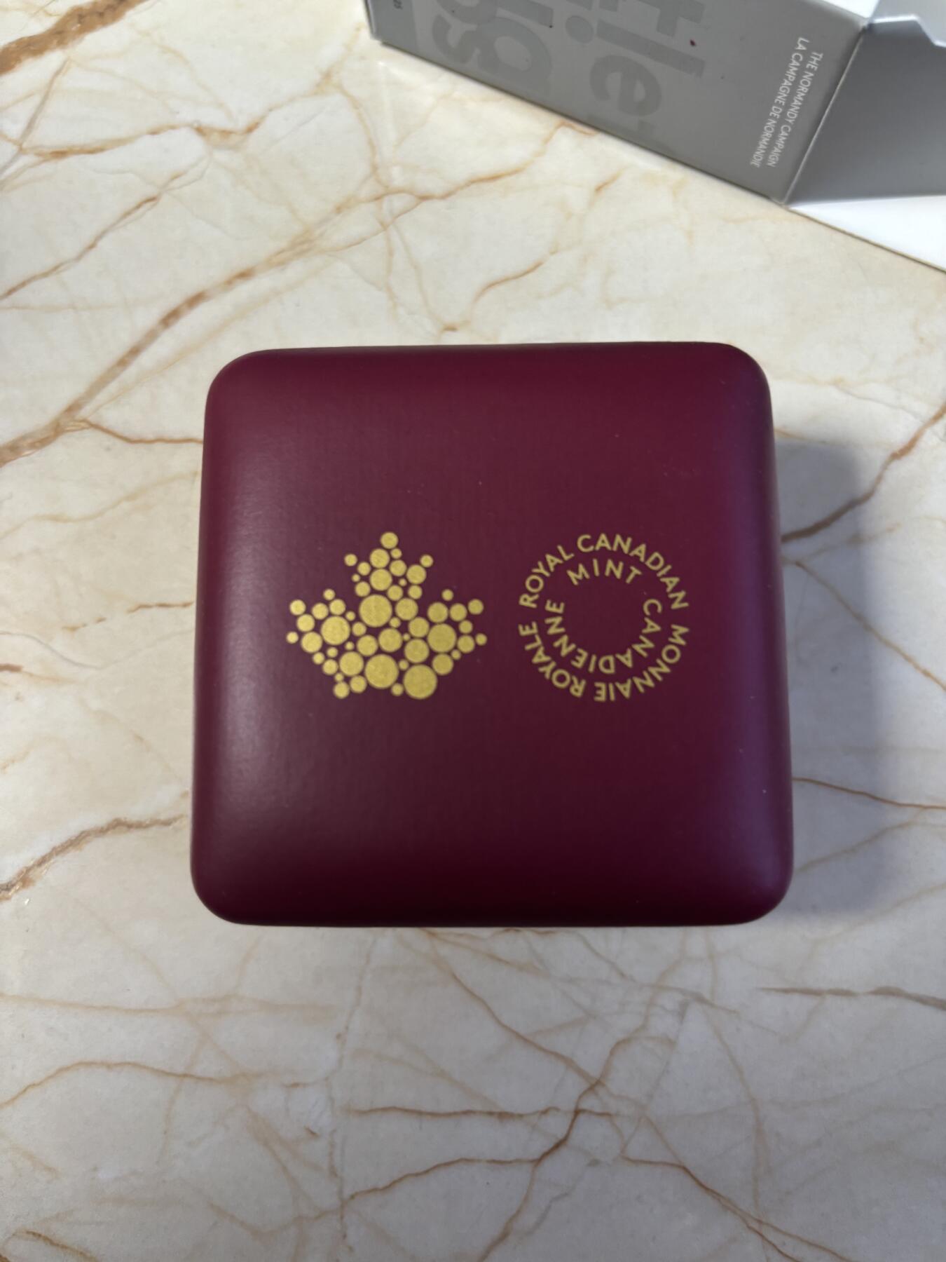 第186期拍卖 加拿大2019年二战前线系列7诺曼底战役1盎司银币，9999银，发行7500枚