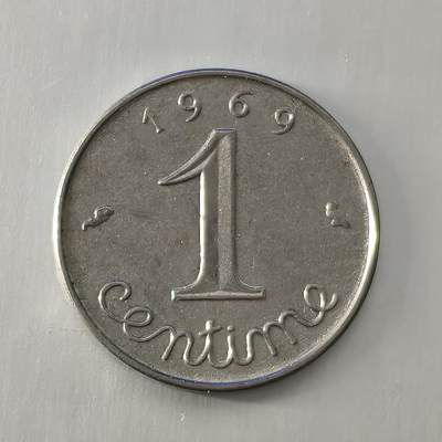 Krab外币市集Vol.26 - 法国1969年1分