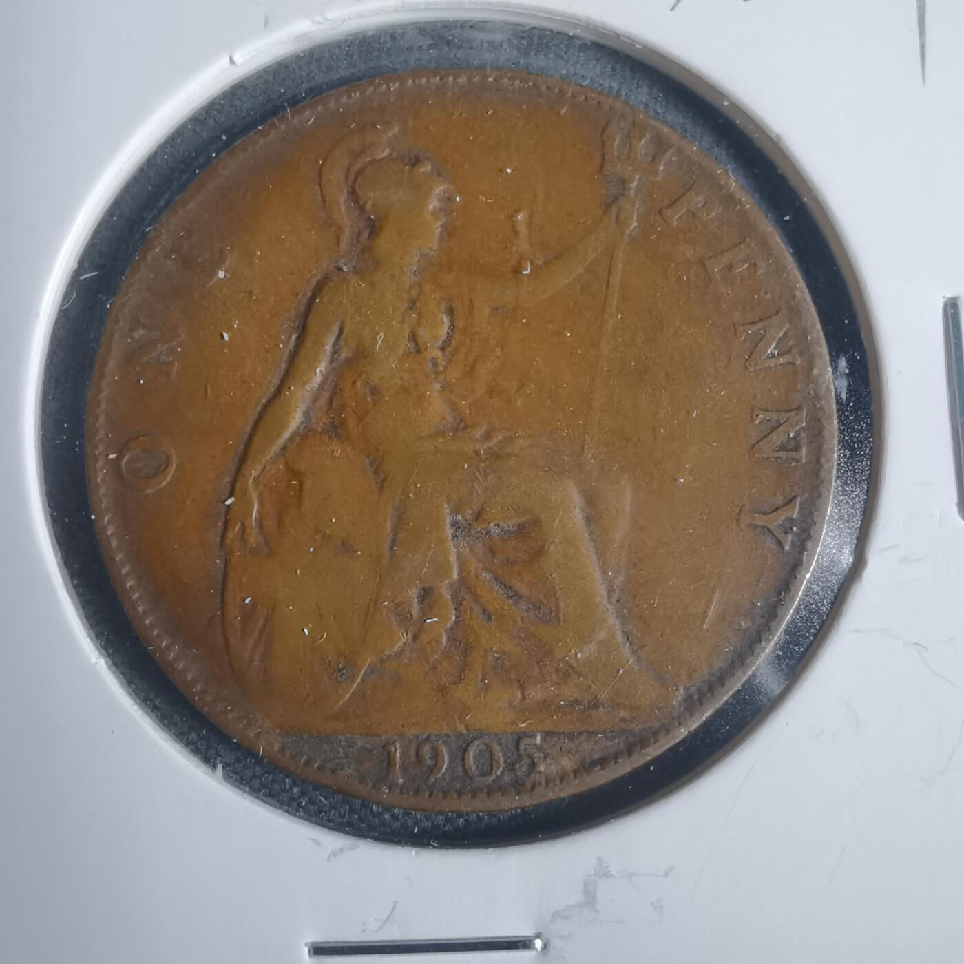 沼泽如烟--第933场 英国1905年1便士