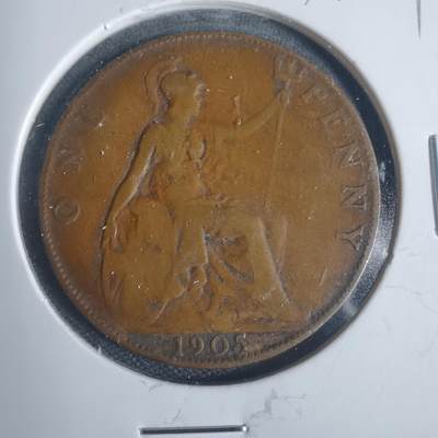 沼泽如烟--第933场 - 英国1905年1便士